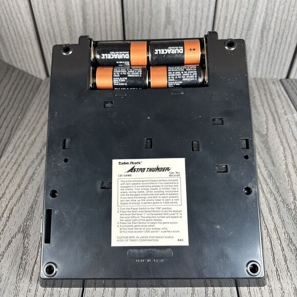Tandy RADIO SHACK ASTRO THUNDER 80s VFD GAME BOXED BOX MANUAL 60-2197 - Japan - Picture 16 of 16